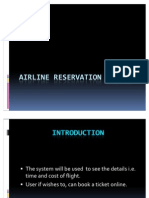 Airline Reservation System