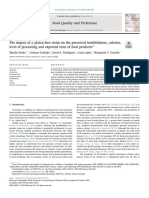 The impact of a gluten-free claim on the perceived healthfulness, calories, level of processing and