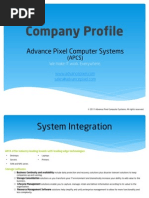 APCS - Company Profile 2011