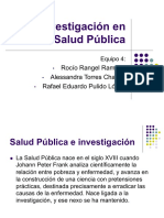 La Investigacion en Salud Publica