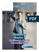 Student booklet course 9 - Chapter 7 - Sections A,B,C and D review