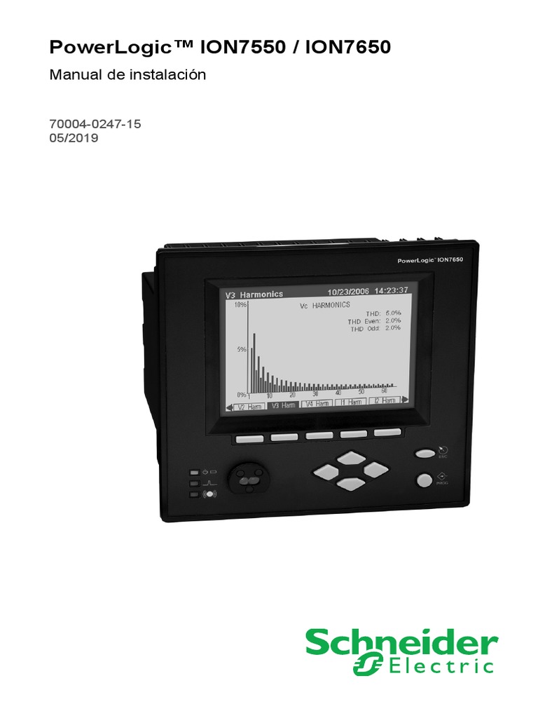 Analizador de Redes ION7650 - SEM | PDF | Módem | Electricidad