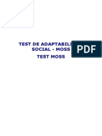 TEST DE ADAPTABILIDAD SOCIAL - MOSS