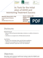 Diagnostic Tools For The Initial Evaluation of Adhd and Monitoring Treatment Success