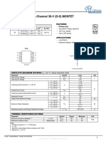 P-Channel 30-V (D-S) MOSFET: Features Product Summary