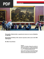Museografia e História da Arte a experiência de Jeanron no Louvre na República