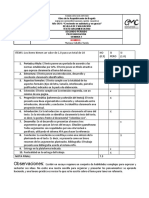 Rejilla de Evaluación - Texto Argumentativo Argumentativo