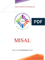 MISAL Celebraciones Litúrgicas CEN2015