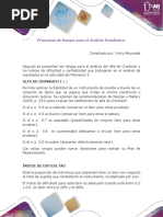 Rangos para El Análisis Estadístico