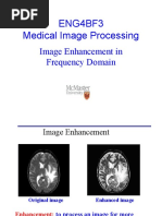 Eng4Bf3 Medical Image Processing: Image Enhancement in Frequency Domain