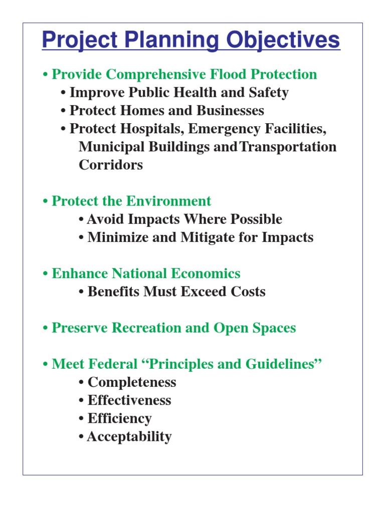 Flood Protection Project Planning Guide | PDF | Home & Garden
