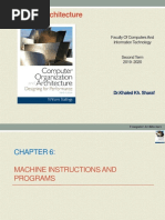 Machine Instruction and Programs