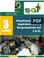 Planificación del SGC en Unidades Policiales