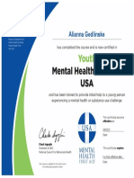 ymhfa certificate 