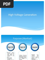 High Voltage Generation