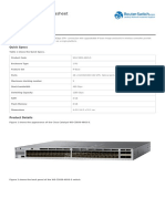 WS-C3850-48XS-S Datasheet: Quick Specs