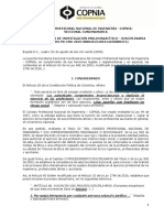 Investigación preliminar contra ingeniero por presunto incumplimiento de contrato