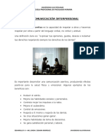 Comunicación Interpersonal