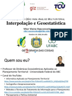 Interpolação e Geoestatística: I QG A M