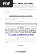 Carta Solicitud de Cuentas de Ahorros
