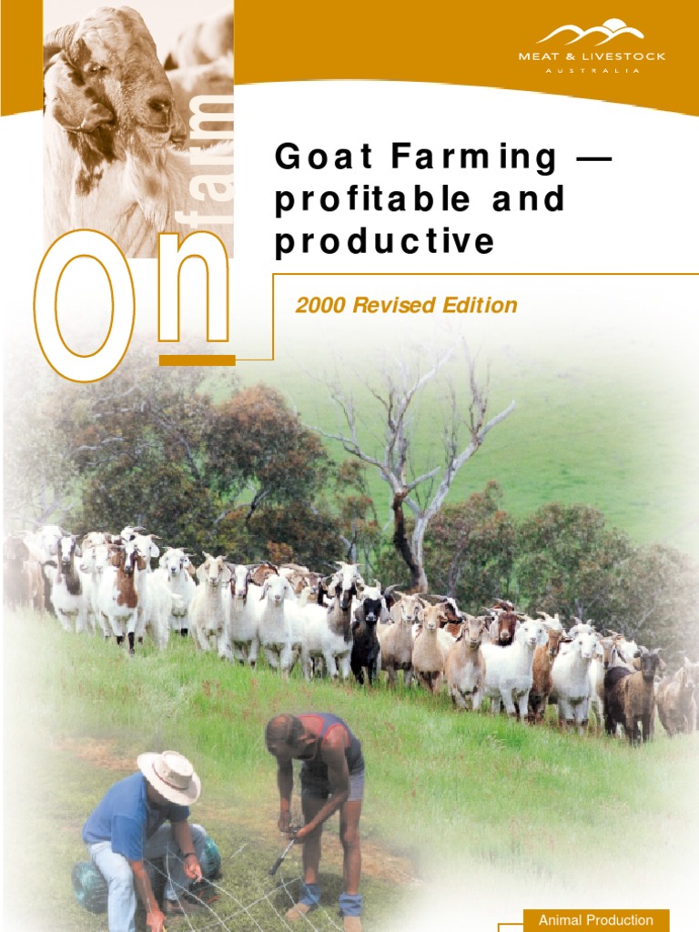 Handbook of Goat Farming PDF Goat Wool