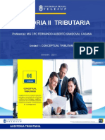 Auditoria Tributaria Unidad I - Conceptual Tributario 2021-I Virtual