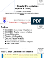 ISSCC 2021 Regular Presentations (Template & Guide)