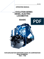 DC Evolution Series Diesel-Electric Locomotive ES44DC: Operating Manual