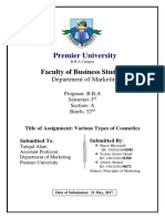 Premier University: Faculty of Business Studies