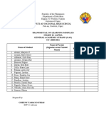 Transmittal Attendance