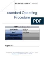Standard Operating Procedure Initial Config