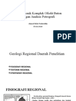 Petrotektonik Komplek Ofiolit Buton Dengan Analisis Petrografipptx