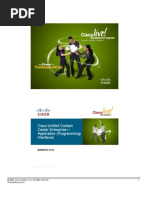 Cisco Unified Contact Center Enterprise - Application (Programming) Interfaces