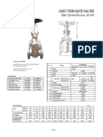 Cast Iron Gate Valves: OS& Y, Bolted Bonnet, JIS 10K