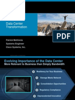 Data Center Transformation: Patrick Mckinnis Systems Engineer Cisco Systems, Inc