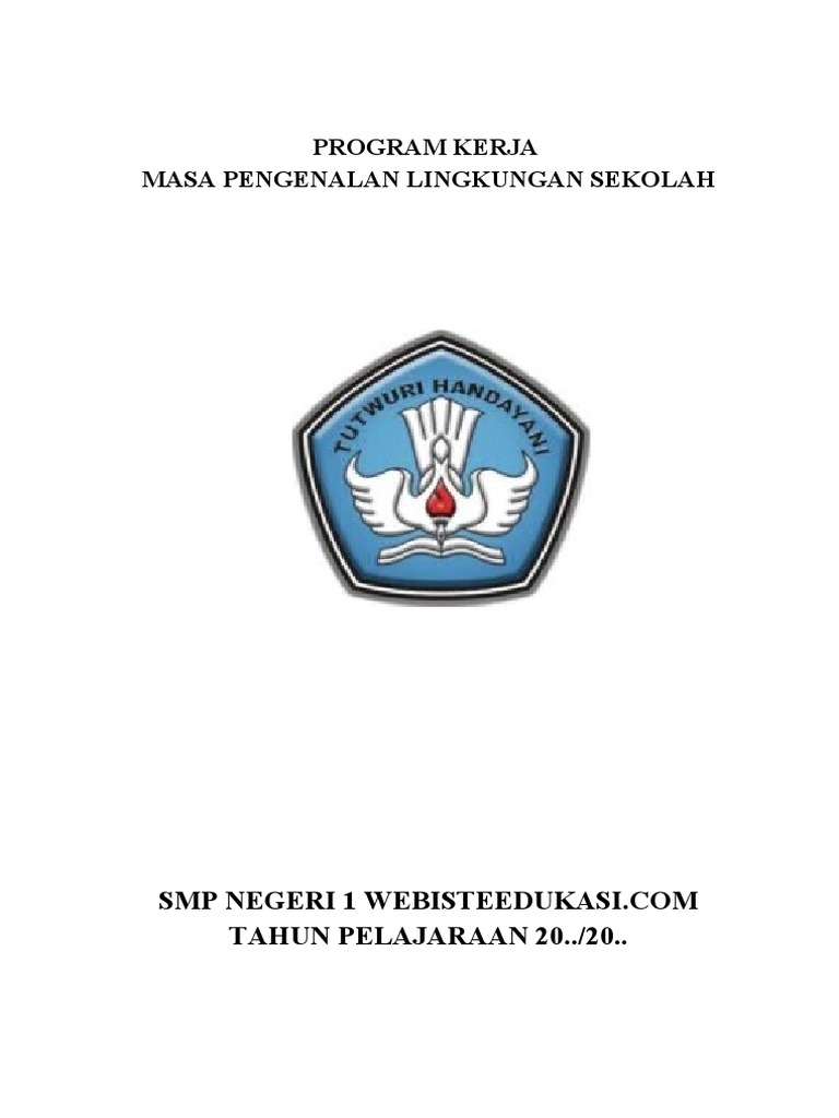 Program Kerja MPLS SMP Negeri 1 2023 | PDF