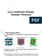 Non-Continuum Energy Transfer: Phonons