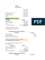 Costo Por Proceso Inv. Inicial y Final en Proceso