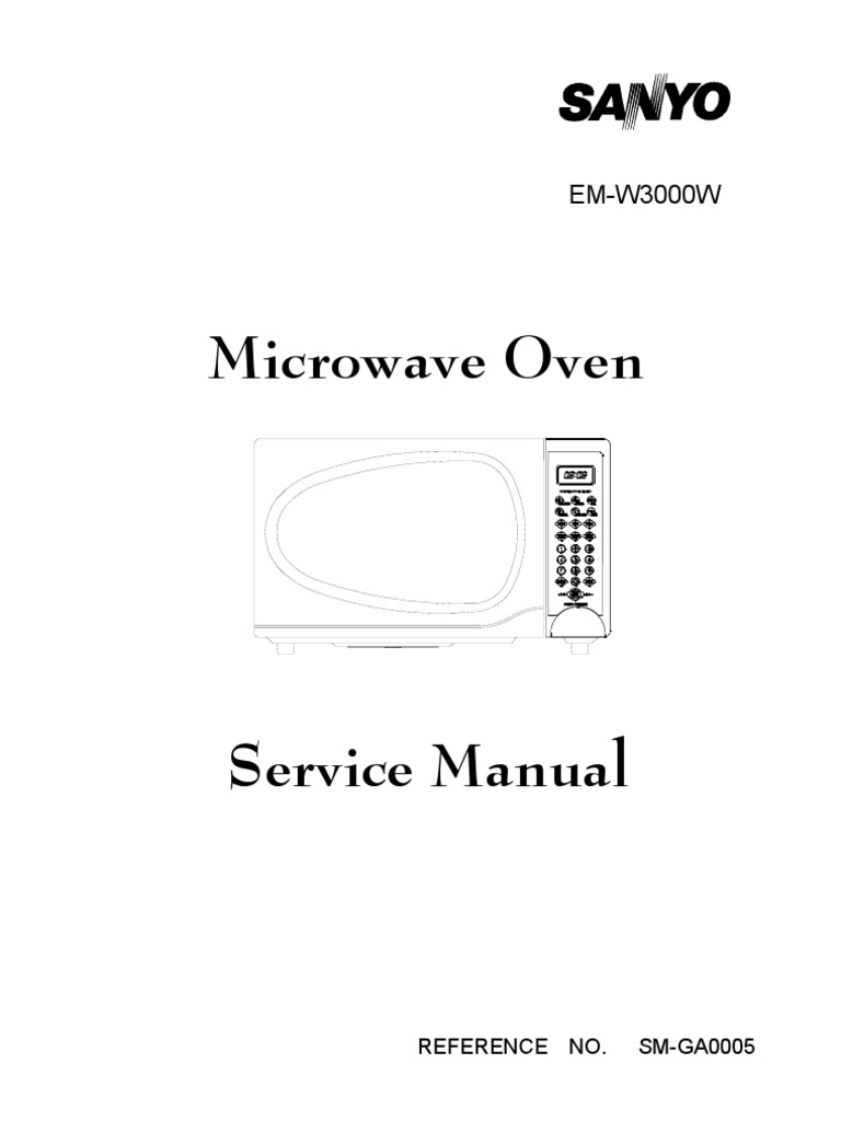 SanyoMicrowaveOvenServiceManual2029 Anode Rectifier