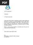 Modelo Carta de Cancelamento