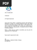 Modelo Carta de Cancelamento