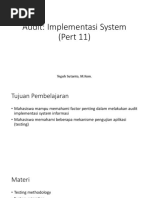 TAKSI 11 Audit Implementasi SI