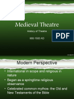 Medieval Theatre: History of Theatre 900-1500 AD