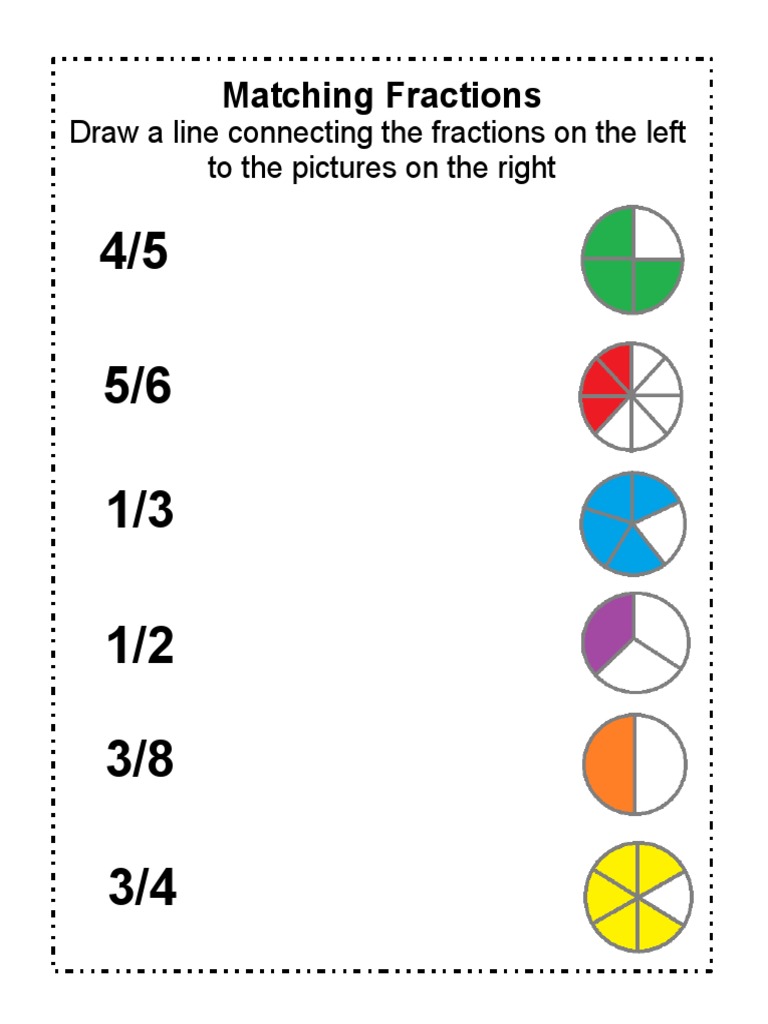 Fractionfunworksheets 1 | PDF