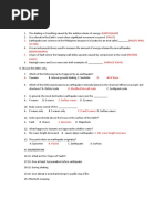 Long Quiz in Science 8