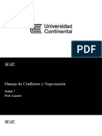 Sesión 07 - Manejo de Conflictos