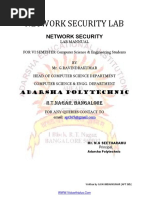 3 NetworkSecurity LABManual