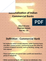 Nationalization of Indian Commercial Banks