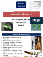 Materi Botani Farmasi (Anatomi TBHN) - 1