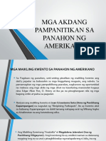 Mga Akdang Pampanitikan Sa Panahon NG Amerikano Ge 116